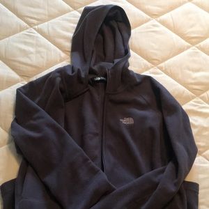 North face zip up hoodie